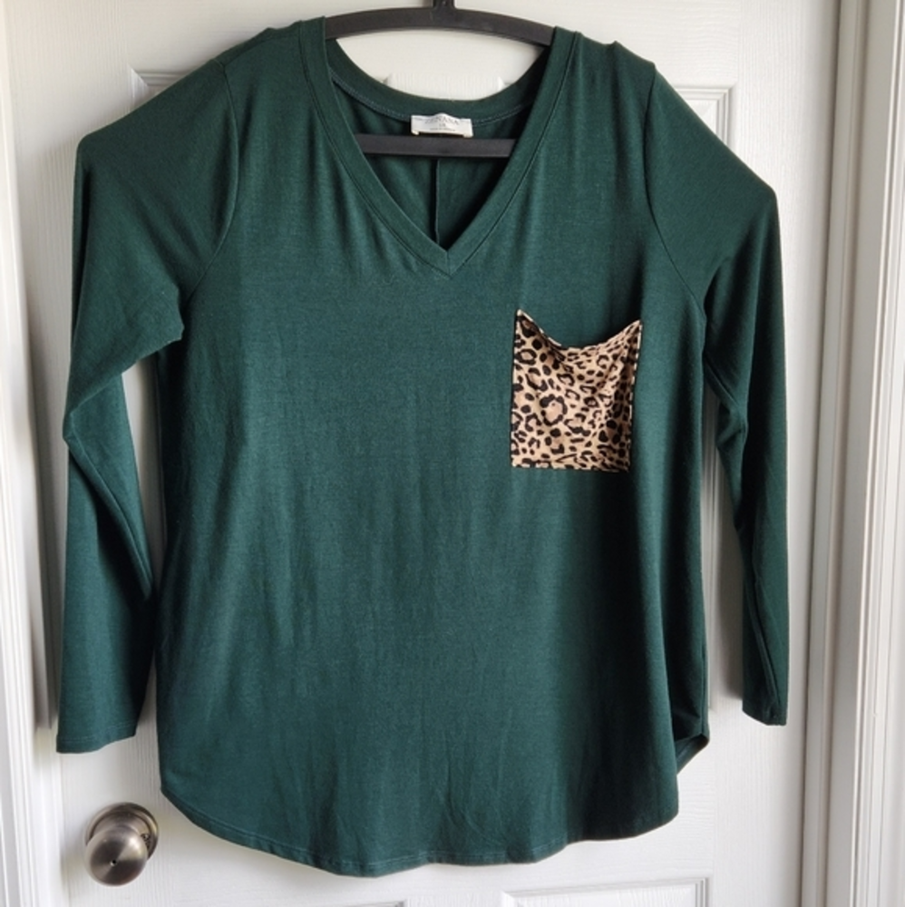 Zenana Shirt 1X Plus‎ long sleeve shirt